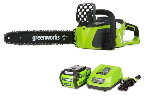 GreenWorks 20312 40V 16-Inch Cordless Chainsaw